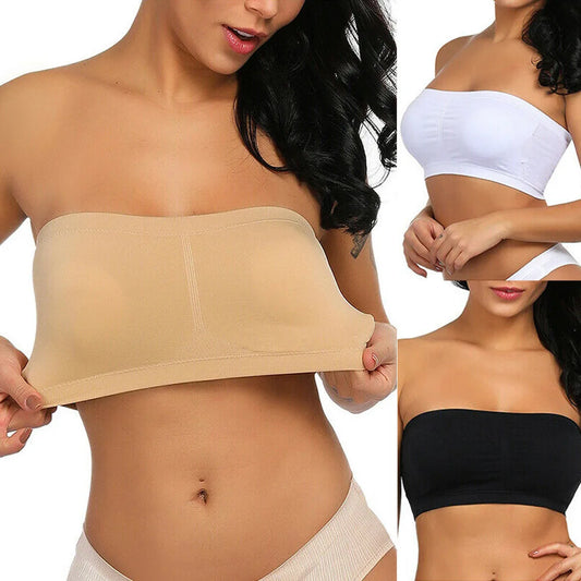 Tytuł Biustonosz modelujący bez ramiączek – efekt push-up, bezszwowy